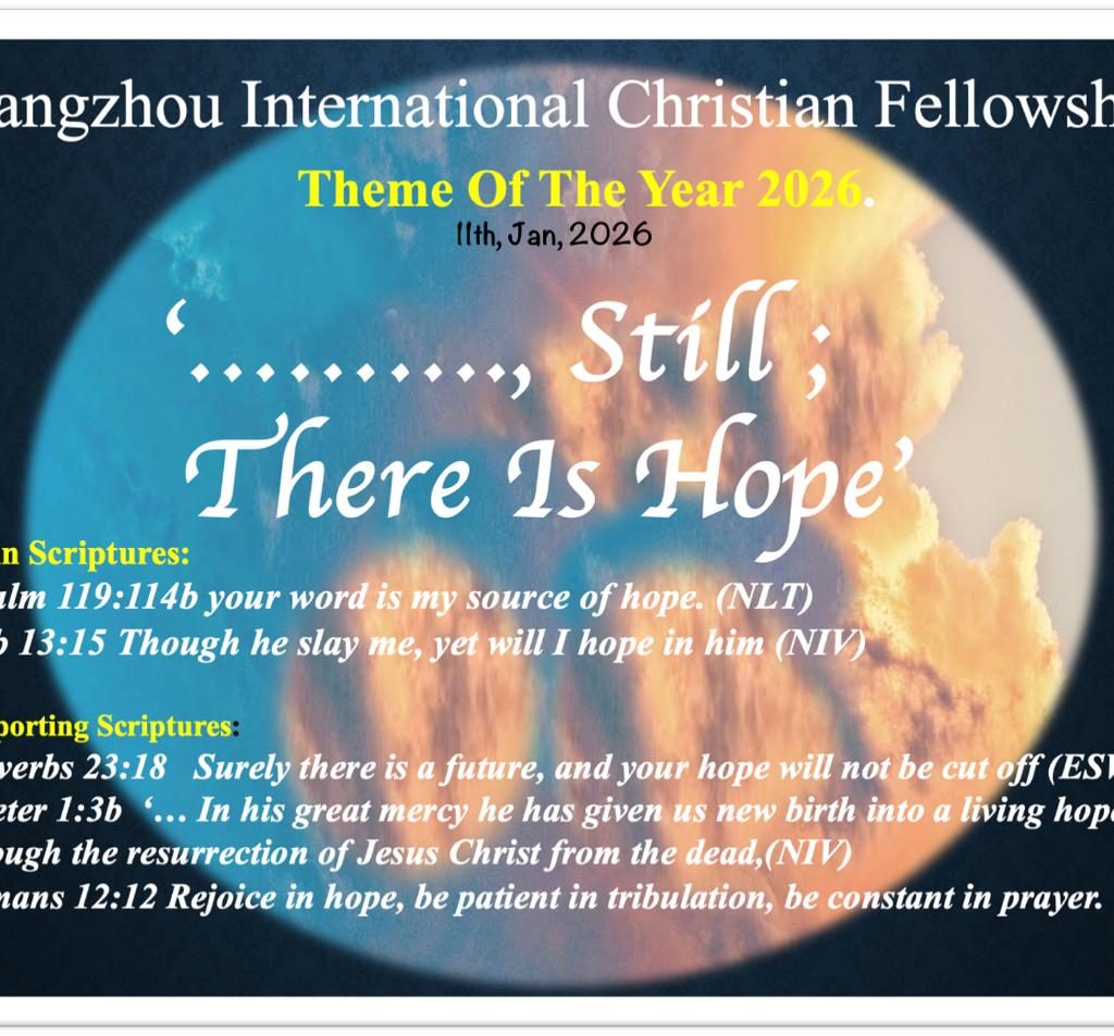 ….Still; There Is Hope