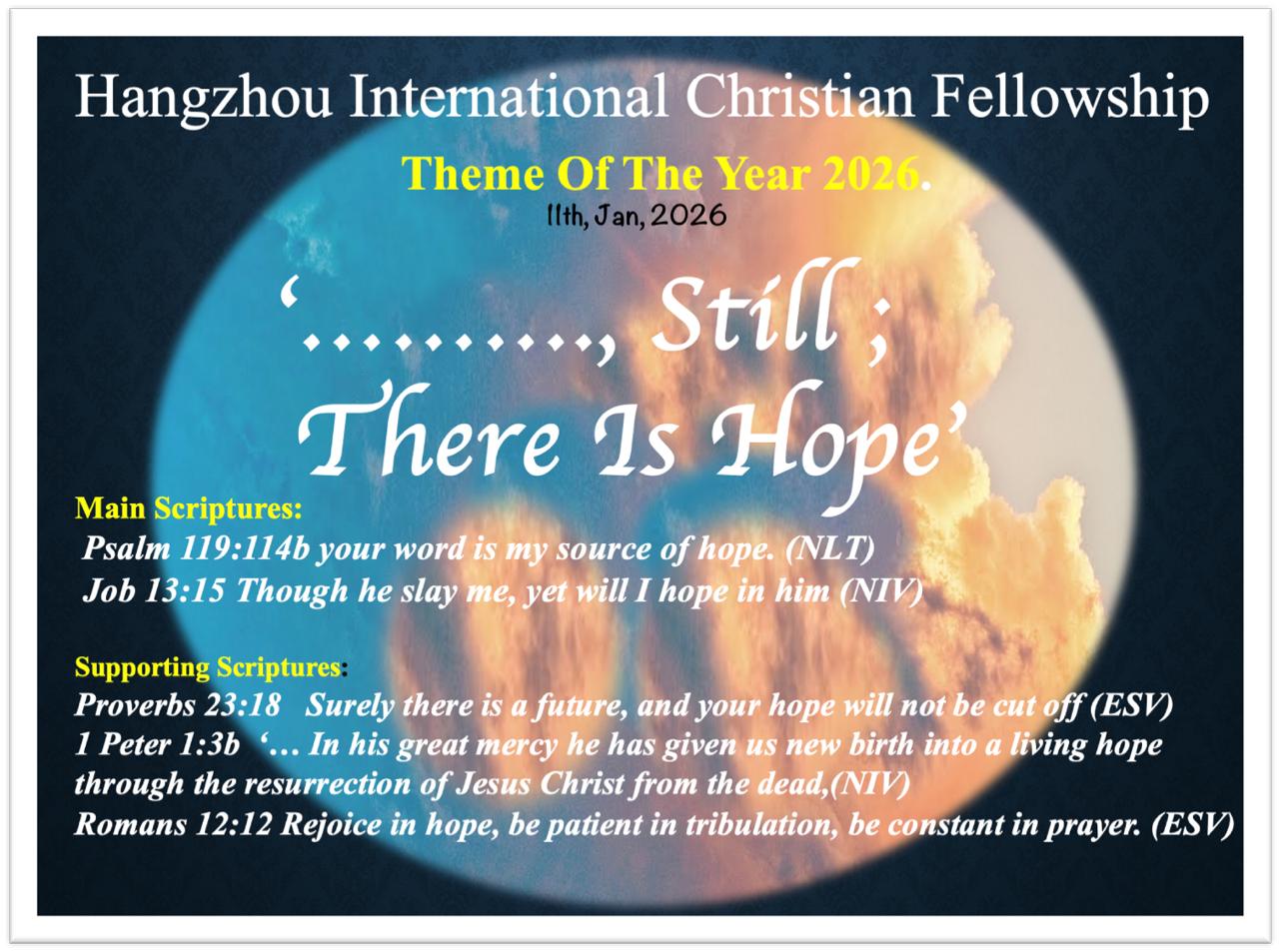 ....Still; There Is Hope